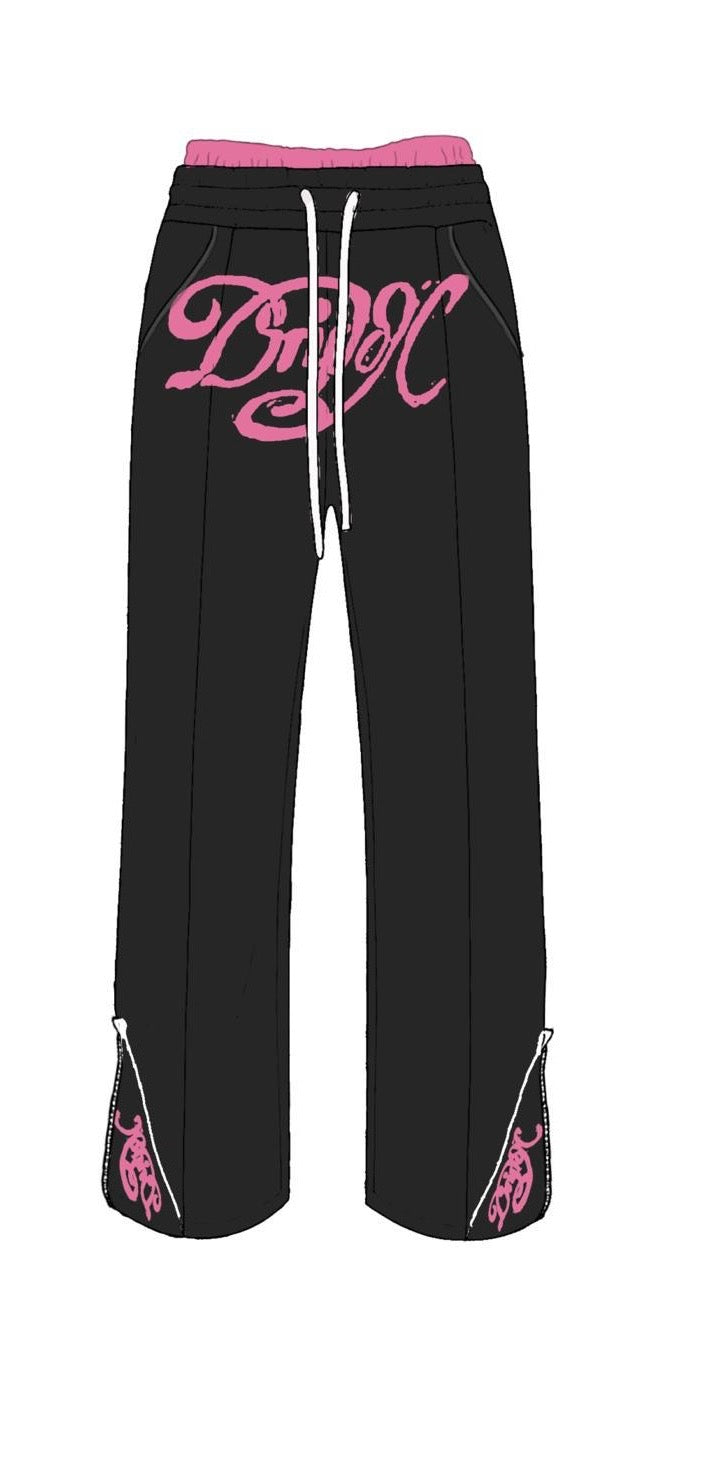 Pants Grey, pink, Burgundy red